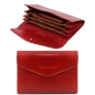 Preview: Damen Leder Geldbörse TL141786 rot Preview: Damen Leder Geldbörse TL141786 rot